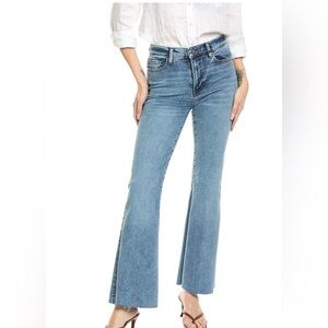 EUC Frame Denim sz27 Le Easy Flare Raw After Jeans in color-Colorado…